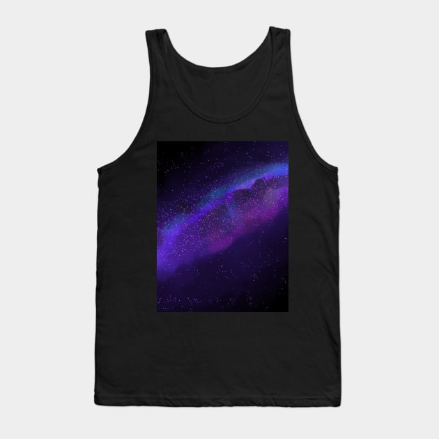 galaxy purple Tank Top by HoloSayer